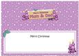 Xmas Mum & Dad Trees Signpost Large Dl Matching Insert