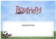 Birthday Boyfriend Football Matching Large Dl Insert