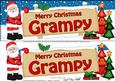 Christmas Grampy Santa Signpost Large Dl Easicut 3D Decoupa