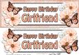 Large Dl Birthday Girlfriend Floral Butterflies Decoupage