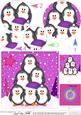Penguin Tree Felties Circle Pyramage Topper