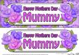 Large Dl Mothers Day Mummy Roses Card & 3D Decoupage
