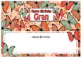 Birthday Gran Butterflies Large Dl Matching Insert
