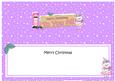 Xmas to You All Teddy Signpost Lge Dl Matching Inser