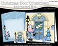 3D Milly Moo Cow's Present Xmas Door Countdown Animated Card