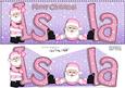 Merry Christmas Isla Santa Large Dl & 3D Decoupage