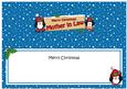 Xmas Mother in Law Penguin Signpost Large Dl Insert