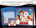 3D Xmas Santa & Gigi Horse Animated Merry Carollers Card Kit