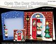 3D Xmas Bert's Pudding Animated Moveable Open Door Card Kit