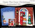 3D Xmas Snowman's Turkey Animated Moveable Open Door Card