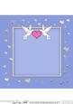 8 x 8 3D Doves with Heart Matching Square Insert Panel