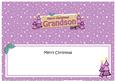 Xmas Grandson Trees Signpost Large Dl Insert
