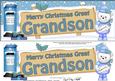 Xmas Great Grandson Teddy Signpost Lge Dl Decoupage