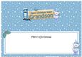 Xmas Great Grandson Teddy Signpost Large Dl Insert