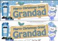 Xmas Great Grandad Teddy Signpost Lge Dl Decoupage