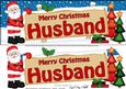 Xmas Husband Santa Signpost Lge Dl Easicut Decoupage