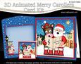 3D Xmas Santa & Gigi Horse Animated Merry Carollers Card Kit