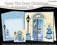 3D Xmas Owl's Pudding Animated Moveable Open Door Kit