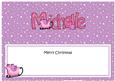 Merry Christmas Michelle Sleigh Matching Large Dl Insert