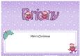 Merry Christmas Briony Robins Matching Large Dl Insert