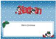 Merry Christmas Nathan Snowmen Matching Large Dl Insert