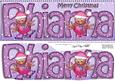 Merry Christmas Rhianna Robins Large Dl & 3D Decoupage