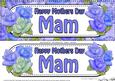 Large Dl Mothers Day Mam Roses Card & 3D Decoupage