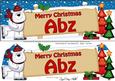 Xmas Abz Polar Bear Signpost Large Dl Easicut Decoupage