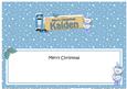 Xmas Kaiden Teddy Ed Signpost Large Dl Matching Insert