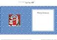 Singing Teddy Ed Christmas Door Matching Square Insert