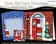 3D Xmas Westie Dog's Present Animated Moveable Open Door