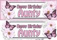Large Dl Birthday Aunty Floral Butterflies 3D Decoupage