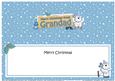 Xmas Great Grandad Polar Bear Signpost Lge Dl Insert