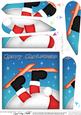 Xmas Oops Santa Fun Novelty Fan Pyramage Topper
