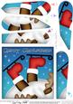 Xmas Oops Rudolph Fun Novelty Fan Pyramage Topper