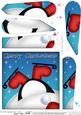 Xmas Oops Penguin Fun Novelty Fan Pyramage Topper