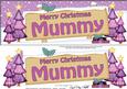 Xmas Mummy Trees Signpost Large Dl Easicut 3D Decoupage