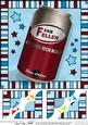 8 x 8 Fab Feller Beer Can Scalloped Corner Topper