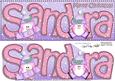 Merry Christmas Sandra Penguins Large Dl & 3D Decoupage