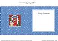Singing Owl Christmas Door Matching Square Insert