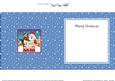 Singing Santa & Rudolph Merry Carollers Square Insert