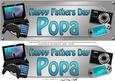 Large Dl Fathers Day Popa Gadgets & Gizmos 3D Decoupage