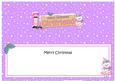 Xmas Girlfriend Teddy Tess Signpost Lge Dl Insert