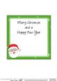 Christmas Santa 6x6 Fun Novelty Square Insert Panel