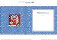 Singing Robin Christmas Door Matching Square Insert