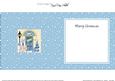 Singing Polar Bear Christmas Door Matching Square Insert