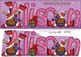 Merry Christmas Alison Rudolph Large Dl & 3D Decoupage