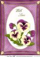 A4 Pansy - with Love