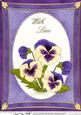 A4 Pansy - with Love