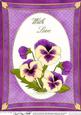 A4 Pansy - with Love